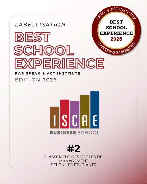 labellisation Best School Experience 2026 - business school - ISCAE